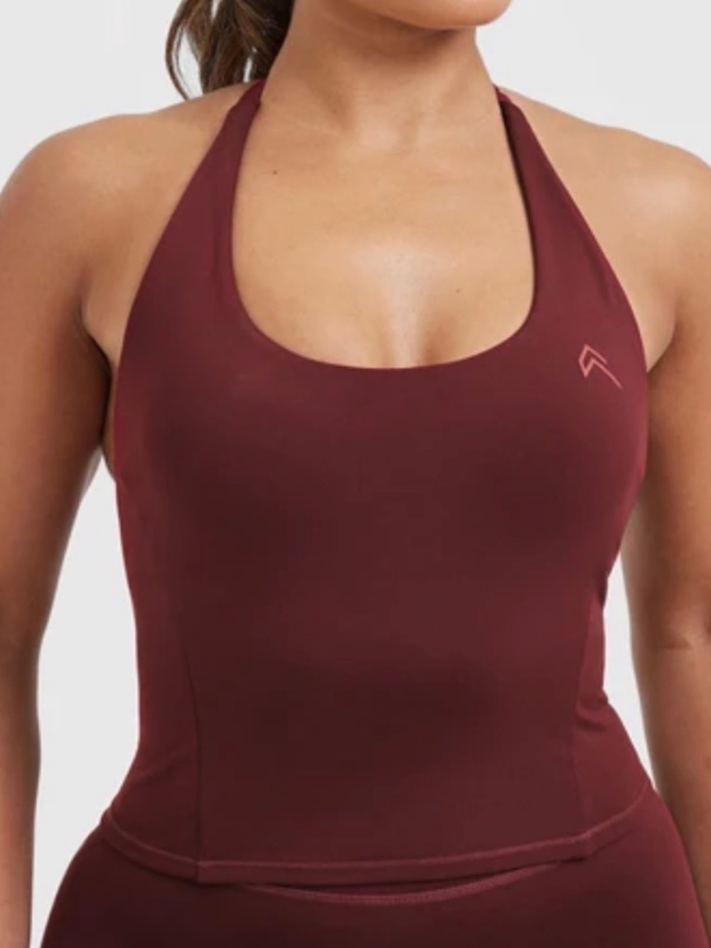 Vest halter neck top